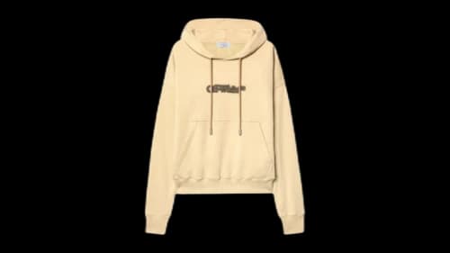 OFF-WHITE Spray Arrow Skate Hoodie Neutrals