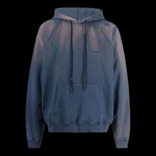 Off-White SS22 Gradient Raglan Sleeve Pullover Blue