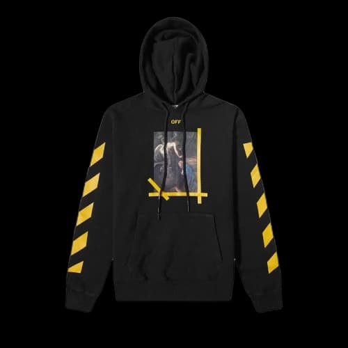 Off-White Diag Arrow Slim Hoodie 'Black/White'