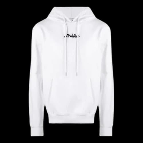 Off-White SS22 Alphabet Logo Embroidered Loose Fit White