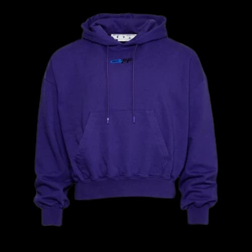 Off-White Exact Opp Boxy Hoodie 'Purple/Black'