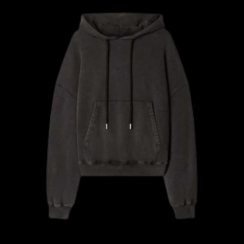 OFF-WHITE Super Moon Cotton Hoodie Black