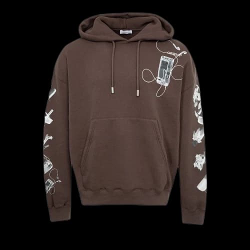 Off-White Hoodie 'Rain/Drum Grey'