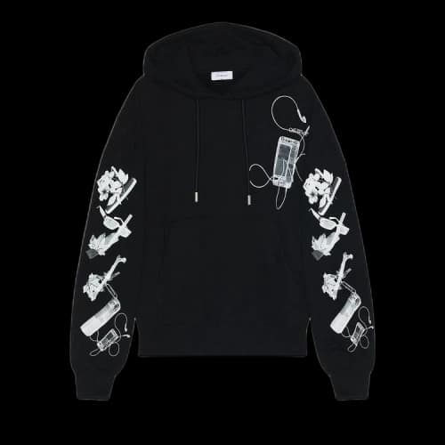 Off-White Scan Over Hoodie 'Black'