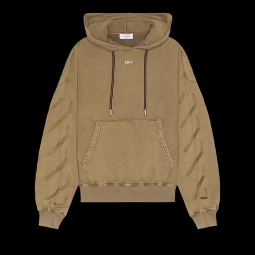 Off-White Bw S. Matthew Over Hoodie 'Tan'