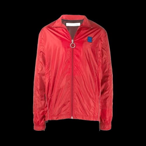 Off-White Arrow Stripe Shell Jacket 'Red'