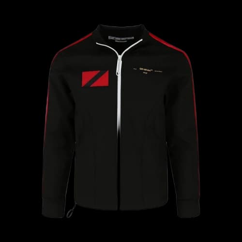 Off-White x Theophilus London Logo Print Track Jacket 'Black'