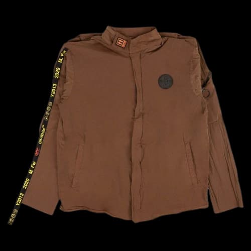 Off-White Pocket Track Top 'Brown'