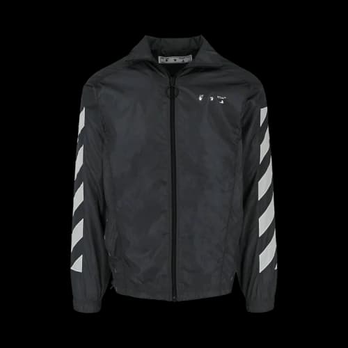 Off-White Diag Nylon Tracktop 'White'