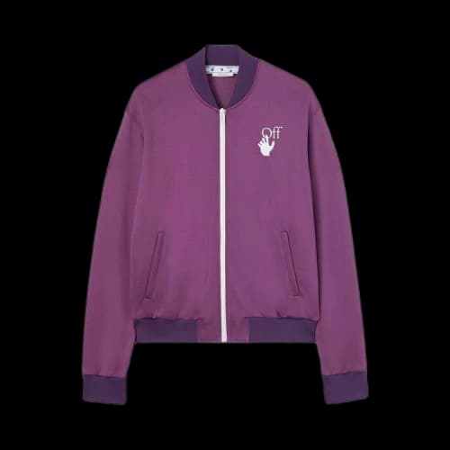 Off-White Hand Off Logo Track Jacket 'Purple'
