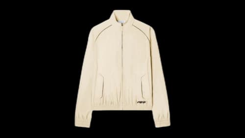 OFF-WHITE Gray Off Split Track Jacket Neutrals