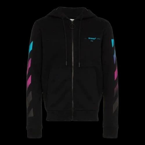 Off-White Gradient Arrows Sketch Mens Long Sleeve Sweater