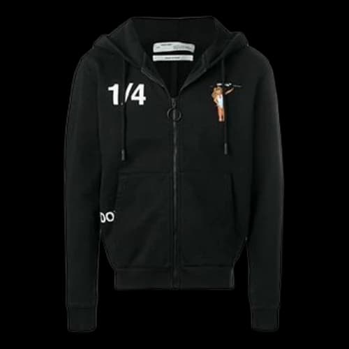 Off-White SS19 Dondi Woman Zipper Mens Sweater