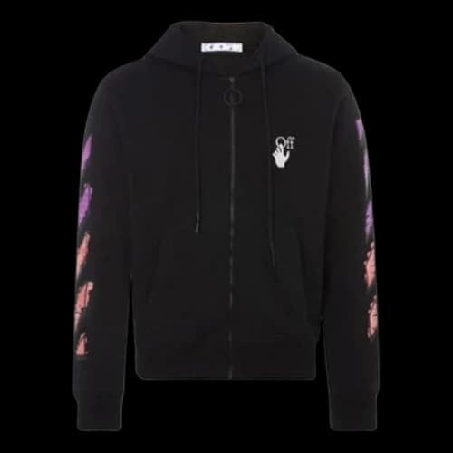 Off-White FW21 Large Arrow Printing Pattern Jacket Version Black