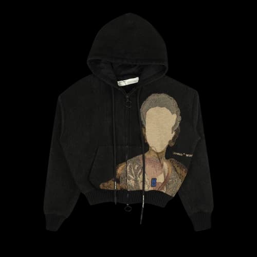 Off-White Jacquard Knit Sweater 'Black'