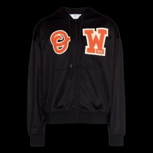 Off-White Skate Alphabet Zipper Loose Fit Black