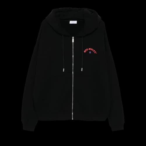 Off-White Star Arrow Skate Hoodie 'Black'