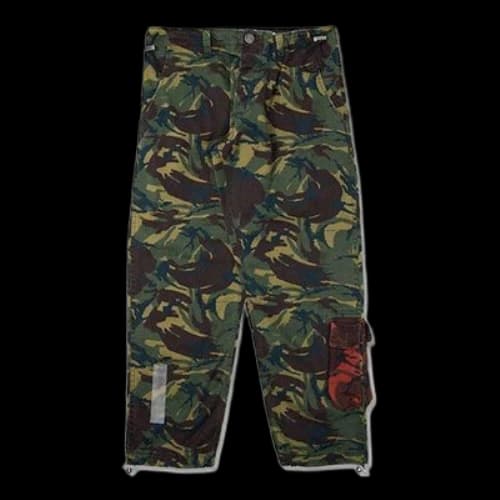 Off-White Camouflage 9 Cargo Black Pants