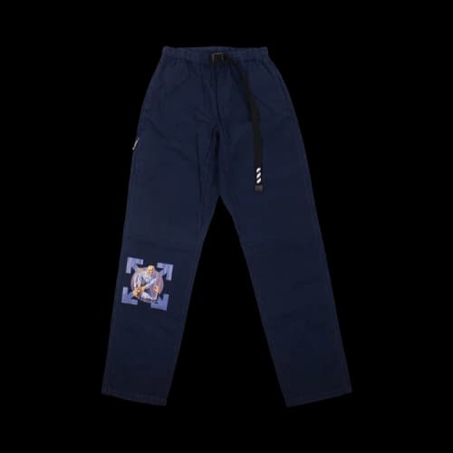 Off-White Straight Leg Parachute Pants 'Blue'
