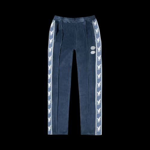 Off-White Velour Track Pant 'Blue'