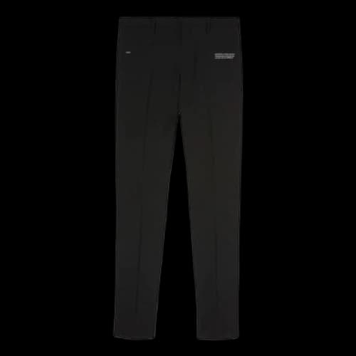 Off-White FW22 Solid Color Alphabet Printing Straight-Leg Casual Trousers Ordinary Version Black