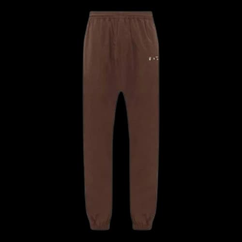 Off-White Solid Color Casual Joggers/Pants/Trousers