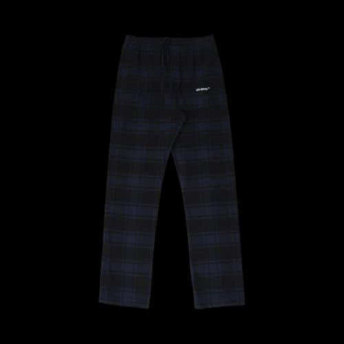 Off-White SS22 Plaid Casual Pants/Trousers Blue Black
