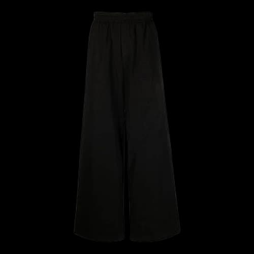 Off-White SS22 Solid Color Straight Casual Pants/Trousers Loose Fit Black