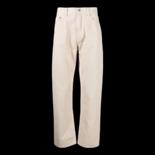 Off-White zip-up Straight Leg Trousers 'Beige'