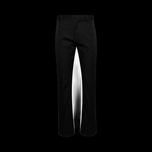 Off-White Emblem Wool Slim Zip Detail Pant 'Black/Black'