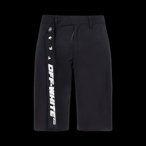 Off-White Industrial Belt Chino Shorts 'Black/White'