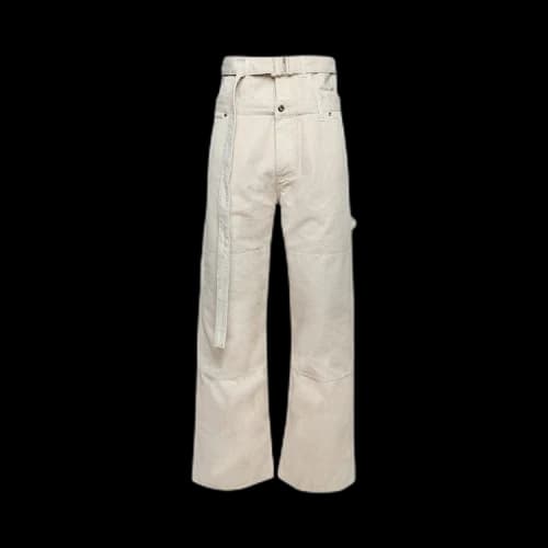 Off-White Wave Off Canvas Double Over Pants 'New Beige'