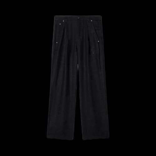 Off-White Wide Leg Trousers 'Black'