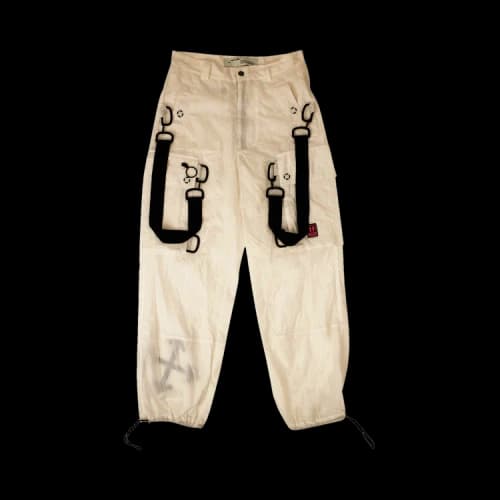 Off-White Buckle Cargo Pants 'Ivory'