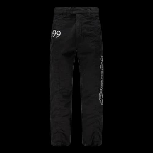 Off-White FW20 Printing Trousers Men Black
