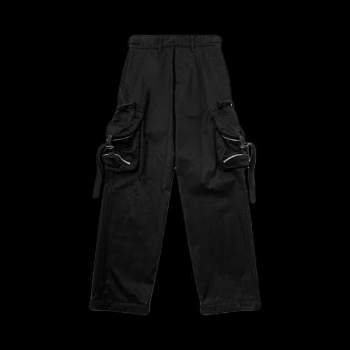 Off-White Zip Cot Cargo Pant 'Black'