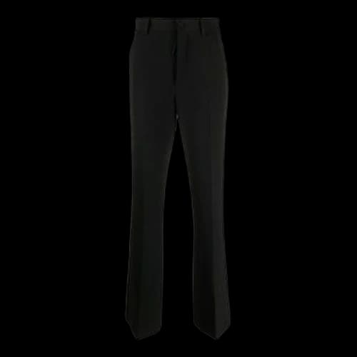 Off-White SS21 Logo Printing Straight Pants Version Black