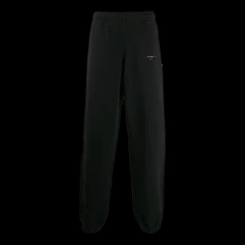 Off-White MENS Unfinished Track Pants Black