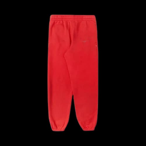 Off-White Unfinished Slim Sweatpant 'Red/Silver'