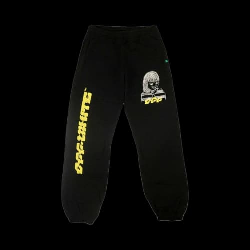 Off-White Disrupted Logo Slim Sweatpants 'Black'