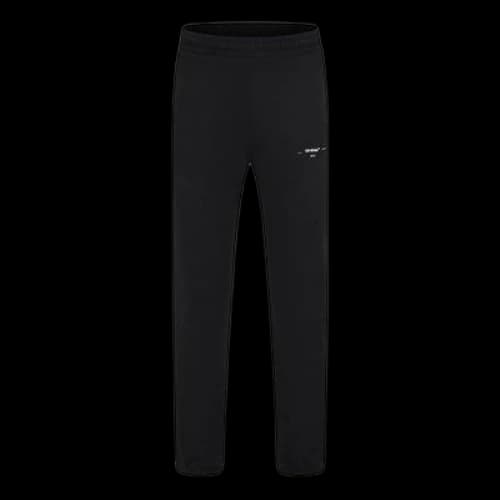 Off-White Logo Printing Solid Color Casual Long Pants/Trousers Black