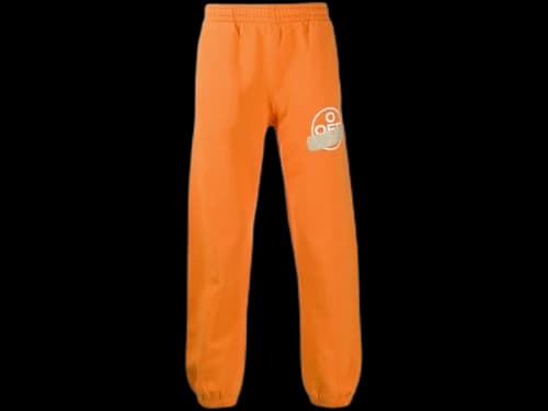 OFF-WHITE Tape Arrows Sweatpants Orange/Beige