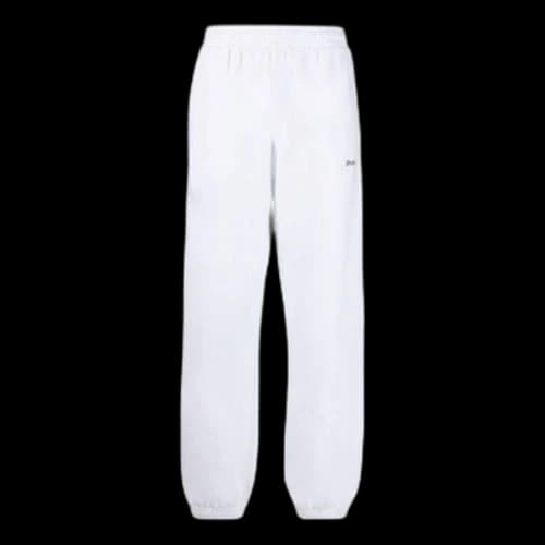 Off-White SS22 Solid Color Logo Printing Stripe Sports Pants/Trousers/Joggers Version White