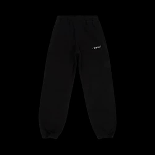 Off-White Caravag Lute Slim Sweatpant 'Black/White'