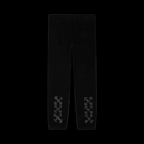 Off-White Rubber Arrow Slim Sweatpant 'Black/Black'