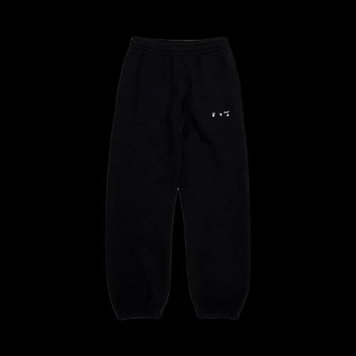 Off-White Sprayed Caravaggio Slim Sweatpants 'Black/White'