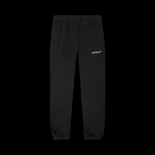 Off-White Caravag Paint Shorten Sweatpant 'Black/White'