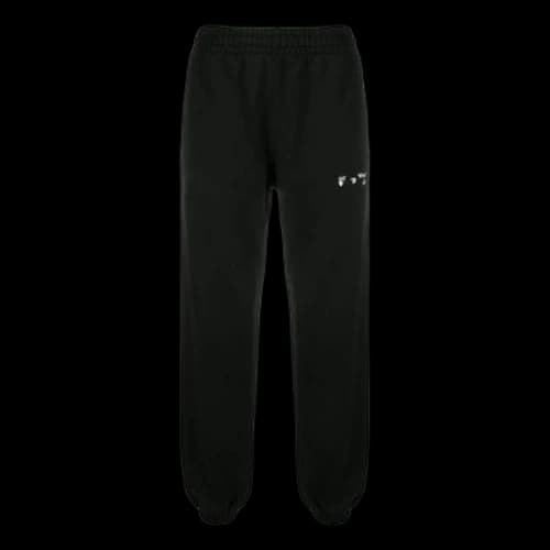 Off-White SS22 Diagonal Stripes Bundle Feet Casual Sports Pants/Trousers/Joggers Version Black