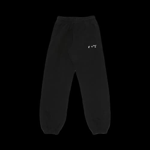 Off-White Diag Logo Shorten Sweatpants 'Black/White'