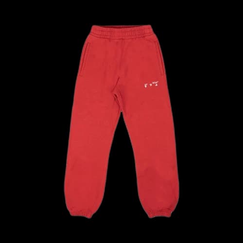 Off-White Logo Diag Jogger Sweatpants 'Red'